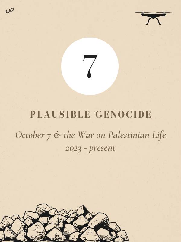 Plausible Genocide: October 7 & the War on Palestinian Life (2023-Present)