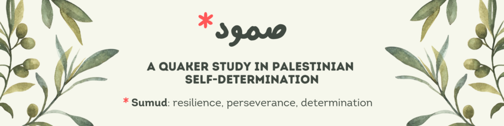 Sumud: resilience, perseverance, determination